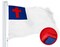 G128 Christian Flag | 2.5x4 Ft | StormFlyer Series Embroidered 220GSM Spun Polyester | Religious Flag, Embroidered Design, Indoor/Outdoor, Brass Grommets, Heavy Duty, All Weather